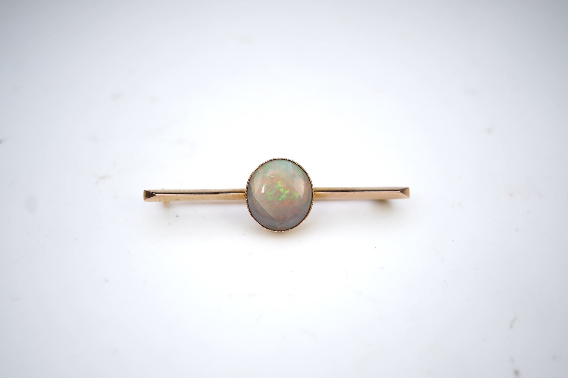 Two bar brooches, early 20th century